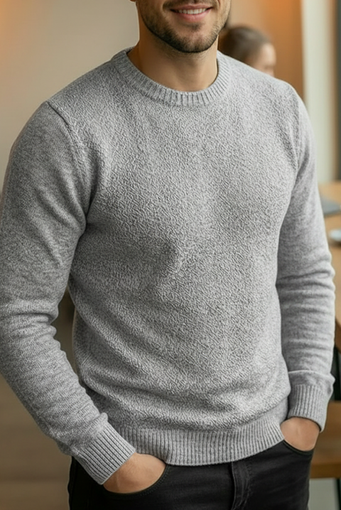 Pulover bărbați KARELDO GREY, Culoare: gri, IVET.RO - Reduceri de până la -80%