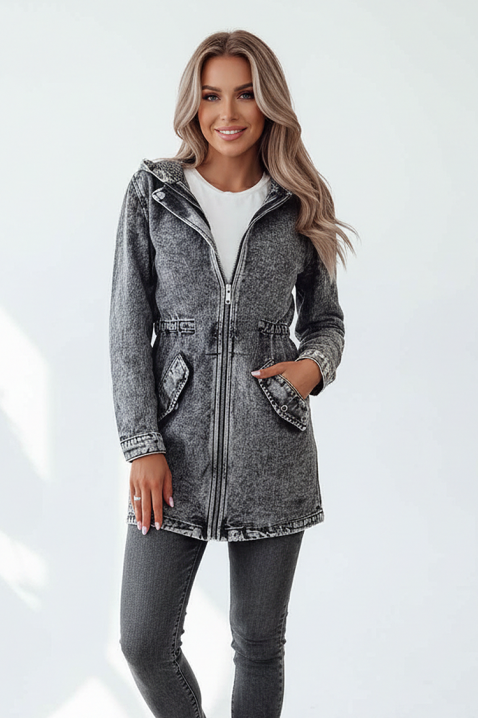 Geacă de blugi ANREOLA, Culoare: gri, IVET.RO - Reduceri de până la -80%