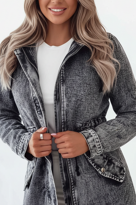 Geacă de blugi ANREOLA, Culoare: gri, IVET.RO - Reduceri de până la -80%