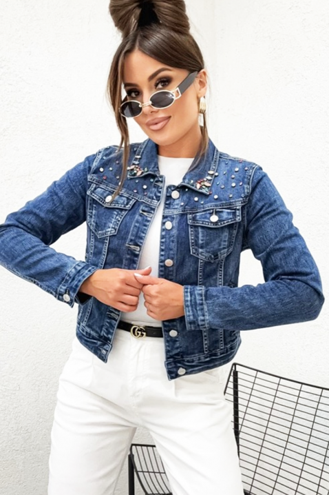 Geacă de blugi ELVRINDA, Culoare: bleumarin, IVET.RO - Reduceri de până la -80%