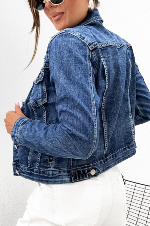 Geacă de blugi ELVRINDA, Culoare: bleumarin, IVET.RO - Reduceri de până la -80%