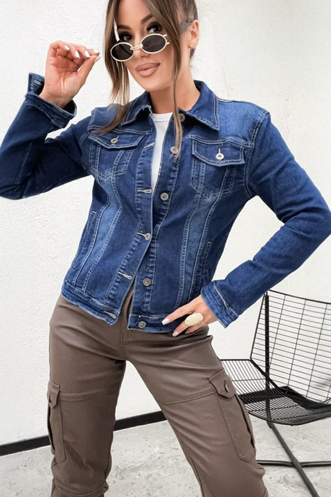 Geacă de blugi GLODANDA, Culoare: bleumarin, IVET.RO - Reduceri de până la -80%