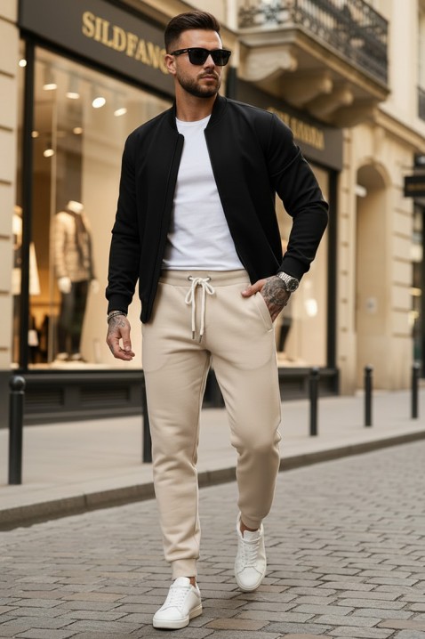 Pantaloni bărbați LORODO BEIGE, Culoare: bej, IVET.RO - Reduceri de până la -80%