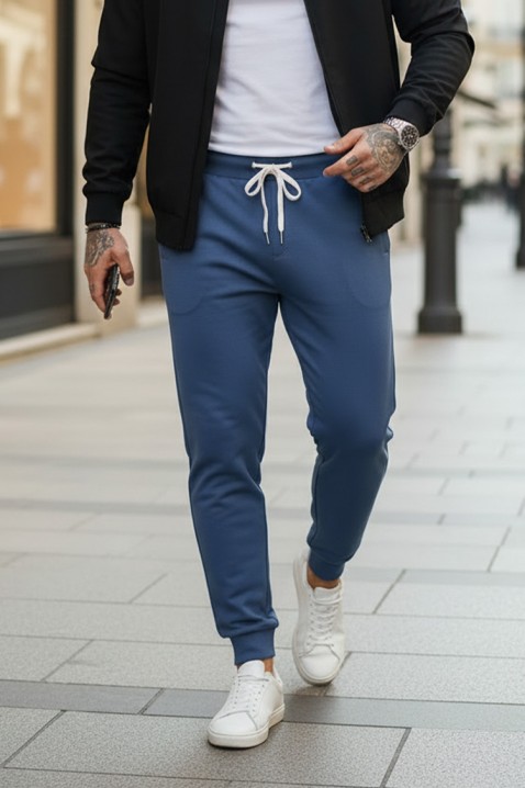 Pantaloni bărbați LORODO BLUE, Culoare: albastru, IVET.RO - Reduceri de până la -80%