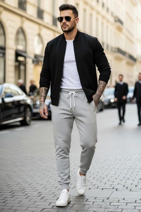 Pantaloni bărbați LORODO GREY, Culoare: gri, IVET.RO - Reduceri de până la -80%