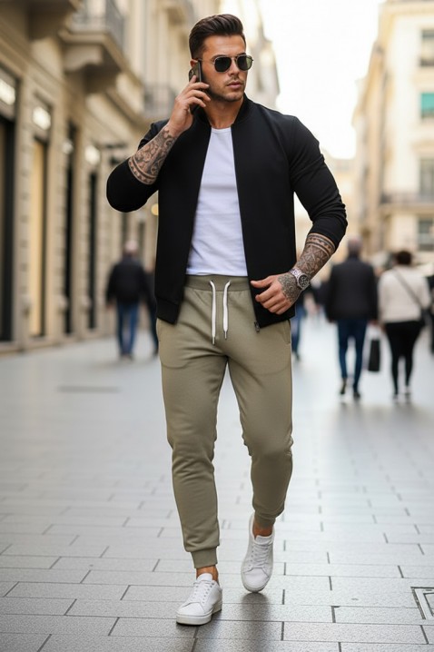 Pantaloni bărbați LORODO KHAKI, Culoare: khaki, IVET.RO - Reduceri de până la -80%