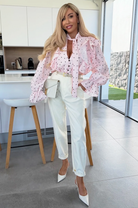 Cămașă damă SROVOLZA PUDRA, Culoare: pudră, IVET.RO - Reduceri de până la -80%