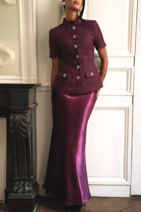 Set BIRKINZA PURLE, Culoare: lila, IVET.RO - Reduceri de până la -80%