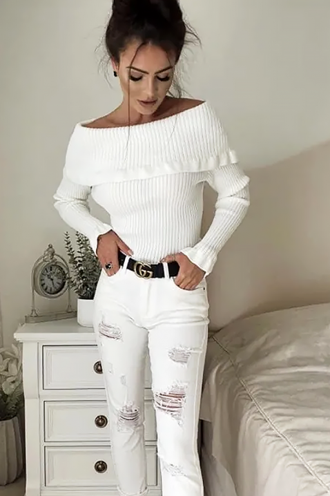 Bluză damă PENSOLDA WHITE, Culoare: alb, IVET.RO - Reduceri de până la -80%