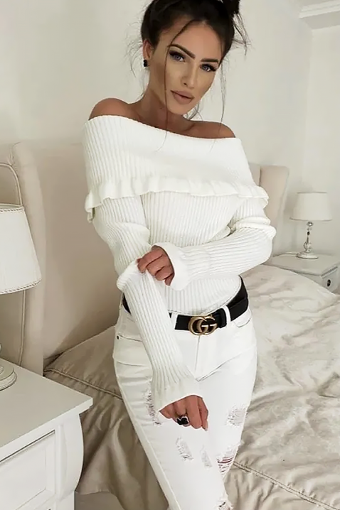 Bluză damă PENSOLDA WHITE, Culoare: alb, IVET.RO - Reduceri de până la -80%