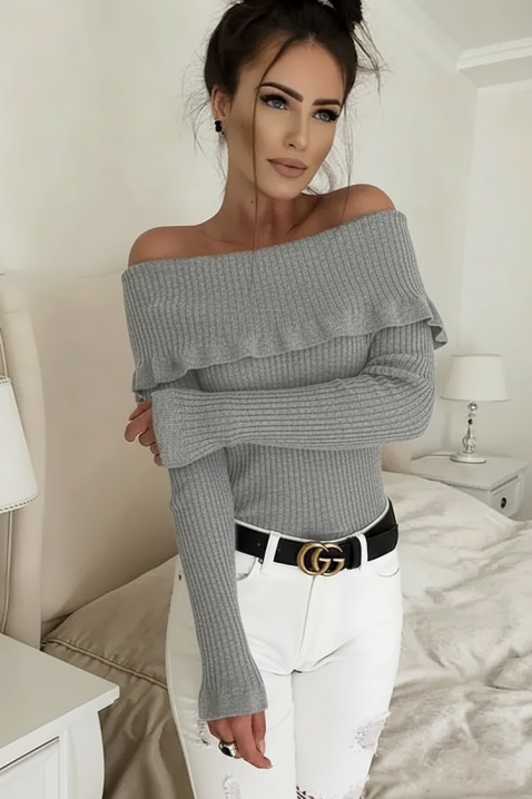 Bluză damă PENSOLDA GREY, Culoare: gri, IVET.RO - Reduceri de până la -80%