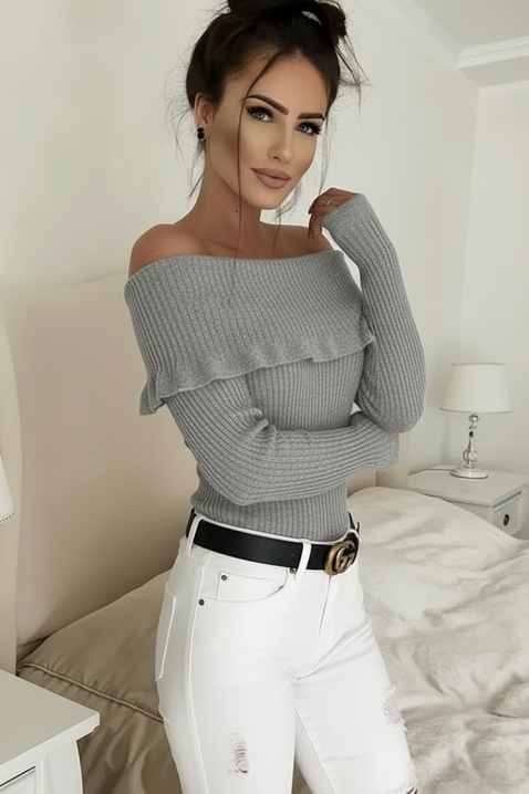 Bluză damă PENSOLDA GREY, Culoare: gri, IVET.RO - Reduceri de până la -80%