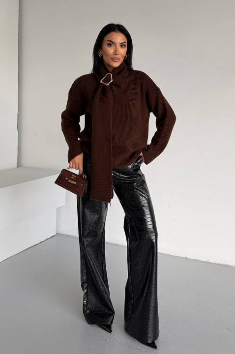 Pulover MIKONZA BROWN, Culoare: maro, IVET.RO - Reduceri de până la -80%