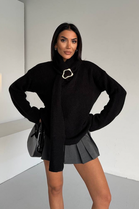 Pulover MIKONZA BLACK, Culoare: negru, IVET.RO - Reduceri de până la -80%