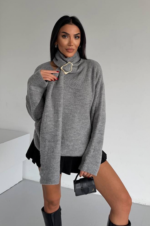 Pulover MIKONZA GREY, Culoare: gri, IVET.RO - Reduceri de până la -80%