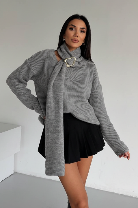 Pulover MIKONZA GREY, Culoare: gri, IVET.RO - Reduceri de până la -80%