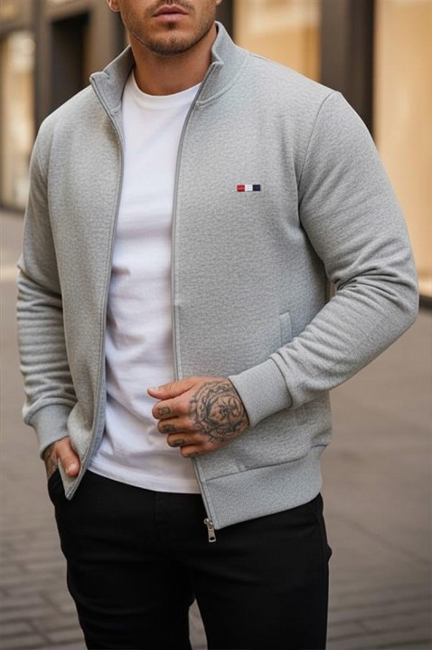 Hanorac bărbați NORONO LIGHT GREY, Culoare: gri deschis  , IVET.RO - Reduceri de până la -80%