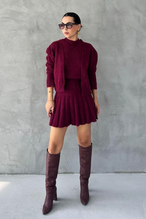 Set MIROLVA BORDO, Culoare: bordo, IVET.RO - Reduceri de până la -80%