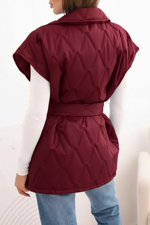 Vestă JORNELMA BORDO, Culoare: bordo, IVET.RO - Reduceri de până la -80%