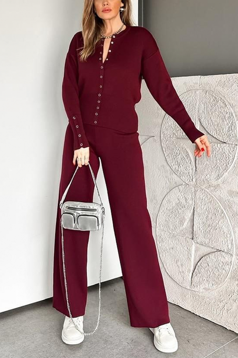 Set ELZORANA BORDO, Culoare: bordo, IVET.RO - Reduceri de până la -80%