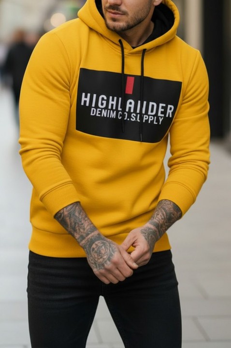 Hanorac bărbați MEFRIDO YELLOW, Culoare: galben, IVET.RO - Reduceri de până la -80%