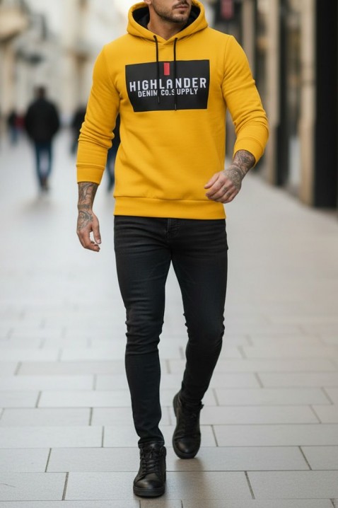 Hanorac bărbați MEFRIDO YELLOW, Culoare: galben, IVET.RO - Reduceri de până la -80%