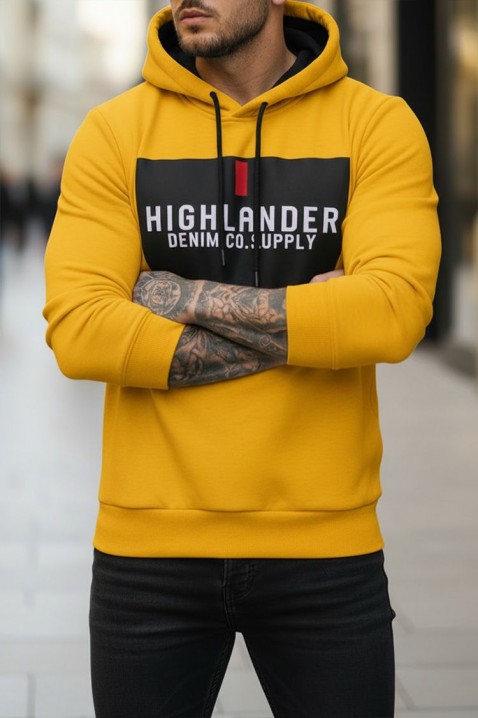 Hanorac bărbați MEFRIDO YELLOW, Culoare: galben, IVET.RO - Reduceri de până la -80%