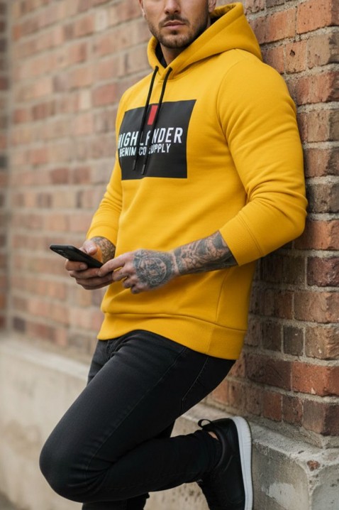 Hanorac bărbați MEFRIDO YELLOW, Culoare: galben, IVET.RO - Reduceri de până la -80%