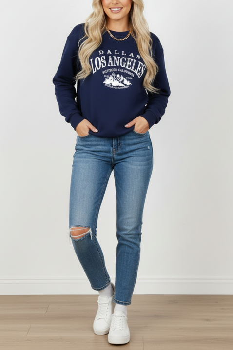 Bluză damă ANGLEZA NAVY, Culoare: bleumarin, IVET.RO - Reduceri de până la -80%