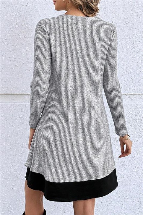 Rochie LIKRENA, Culoare: gri, IVET.RO - Reduceri de până la -80%