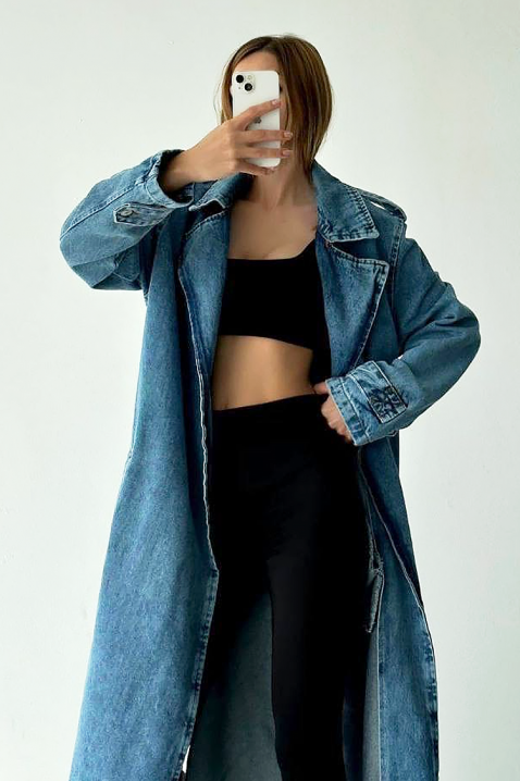 Trenci ZUARDA, Culoare: albastru, IVET.RO - Reduceri de până la -80%