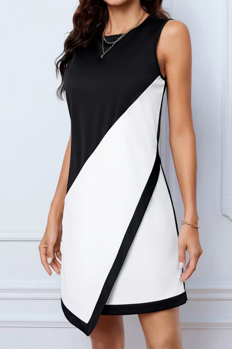 Rochie KLEMONGA, Culoare: negru și alb, IVET.RO - Reduceri de până la -80%