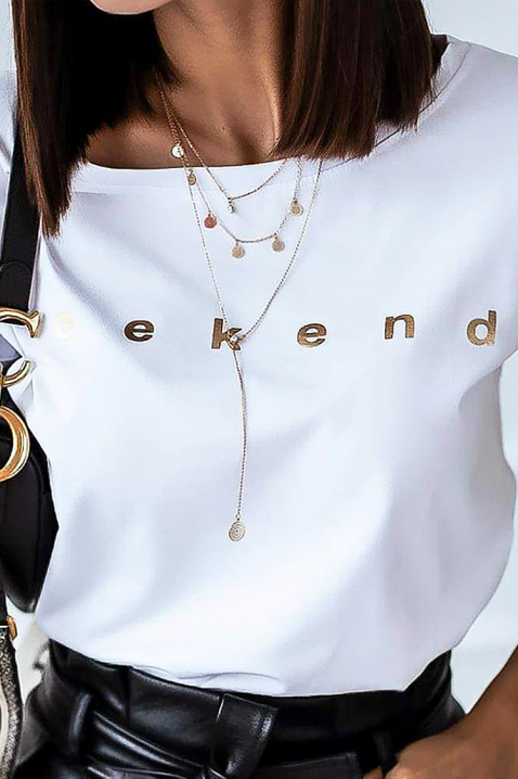 Tricou NRELONDA, Culoare: alb, IVET.RO - Reduceri de până la -80%