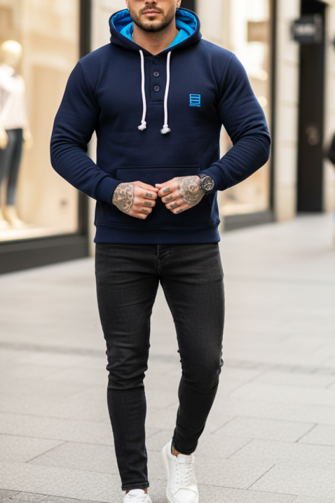 Hanorac bărbați MARFANO, Culoare: bleumarin, IVET.RO - Reduceri de până la -80%