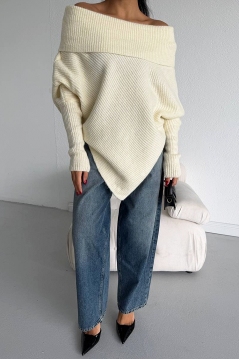 Pulover FIONDELA ECRU, Culoare: ecru, IVET.RO - Reduceri de până la -80%