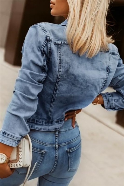 Geacă de blugi DENIMALA, Culoare: denim, IVET.RO - Reduceri de până la -80%