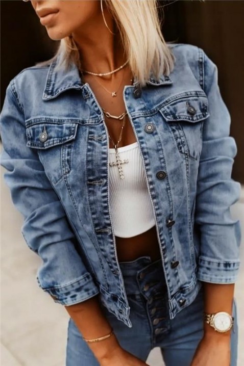 Geacă de blugi DENIMALA, Culoare: denim, IVET.RO - Reduceri de până la -80%
