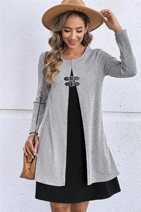 Rochie LIKRENA, Culoare: gri, IVET.RO - Reduceri de până la -80%