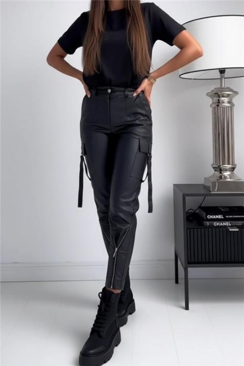 Pantaloni SILINZA BLACK, Culoare: negru, IVET.RO - Reduceri de până la -80%