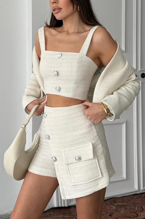 Set VARLONZA, Culoare: ecru, IVET.RO - Reduceri de până la -80%