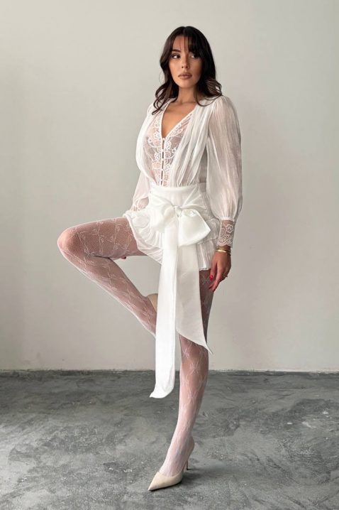 Salopetă YANITSA WHITE, Culoare: alb, IVET.RO - Reduceri de până la -80%