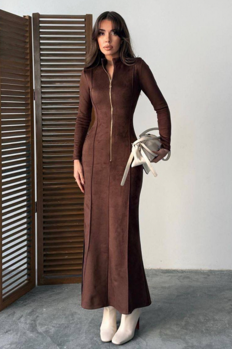 Rochie PROMENFA BROWN, Culoare: maro, IVET.RO - Reduceri de până la -80%