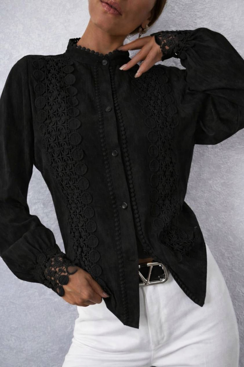 Cămașă damă DAFINDA BLACK, Culoare: negru, IVET.RO - Reduceri de până la -80%