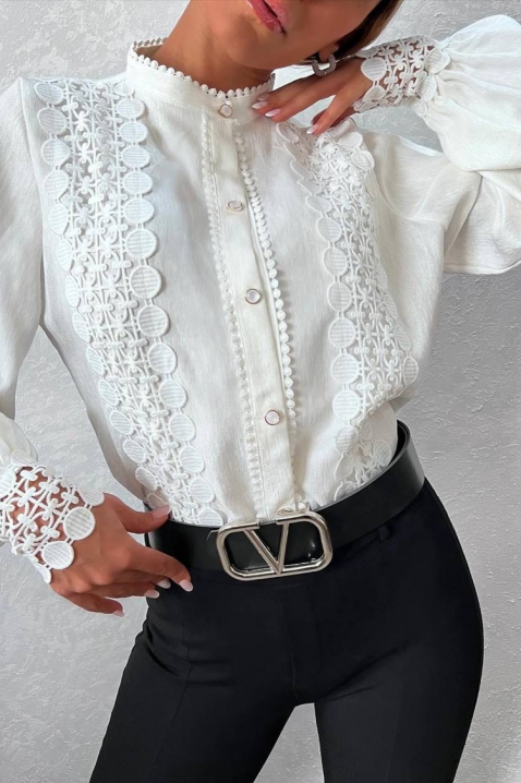 Cămașă damă DAFINDA WHITE, Culoare: alb, IVET.RO - Reduceri de până la -80%