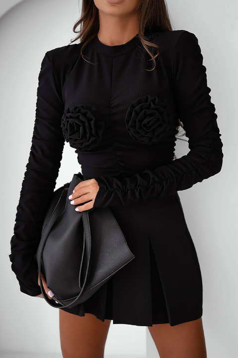 Bluză damă LUDBELDA BLACK, Culoare: negru, IVET.RO - Reduceri de până la -80%