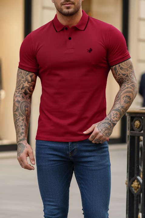 Tricou bărbați MORIFO BORDO, Culoare: bordo, IVET.RO - Reduceri de până la -80%