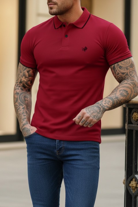 Tricou bărbați MORIFO BORDO, Culoare: bordo, IVET.RO - Reduceri de până la -80%