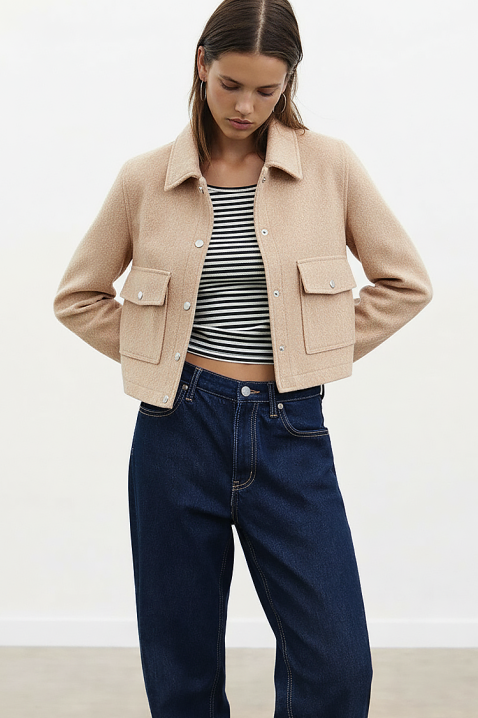 Geacă ZRAVELDA BEIGE, Culoare: bej, IVET.RO - Reduceri de până la -80%