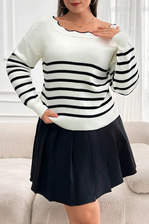 Pulover ZERNELDA, Culoare: alb, IVET.RO - Reduceri de până la -80%