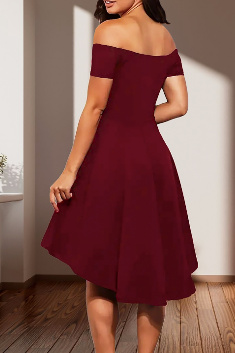 Rochie GLORZENA BORDO, Culoare: bordo, IVET.RO - Reduceri de până la -80%